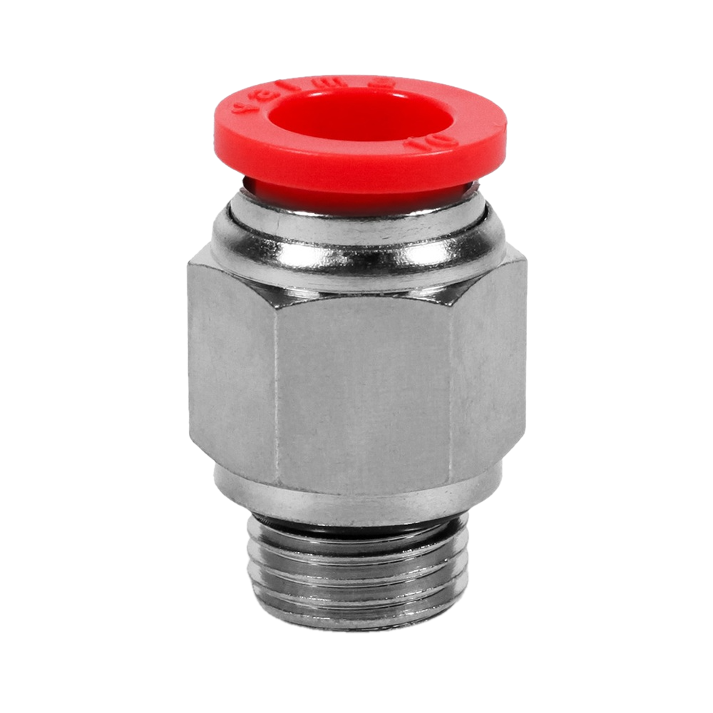 QP-AD-12-G12 Фитинг прямой, 12мм x G 1/2 (наруж.резьба)