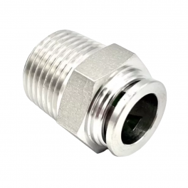 SPC10-03S1G Штуцер прямой нерж G3/8 10мм